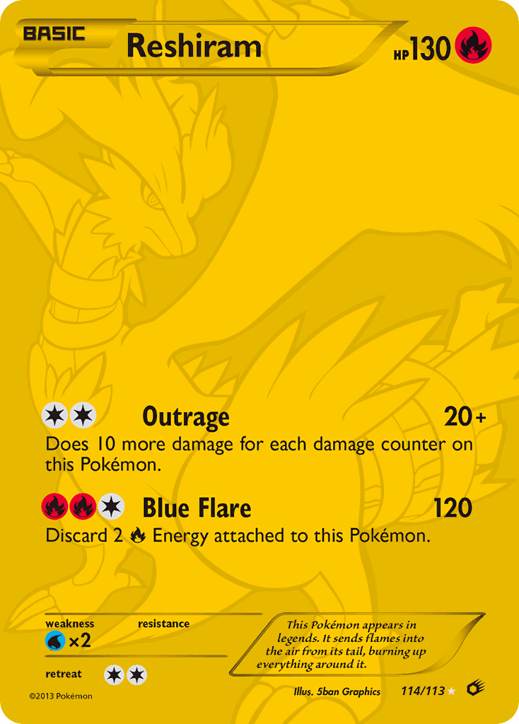 Reshiram (Legendary Treasures) #114