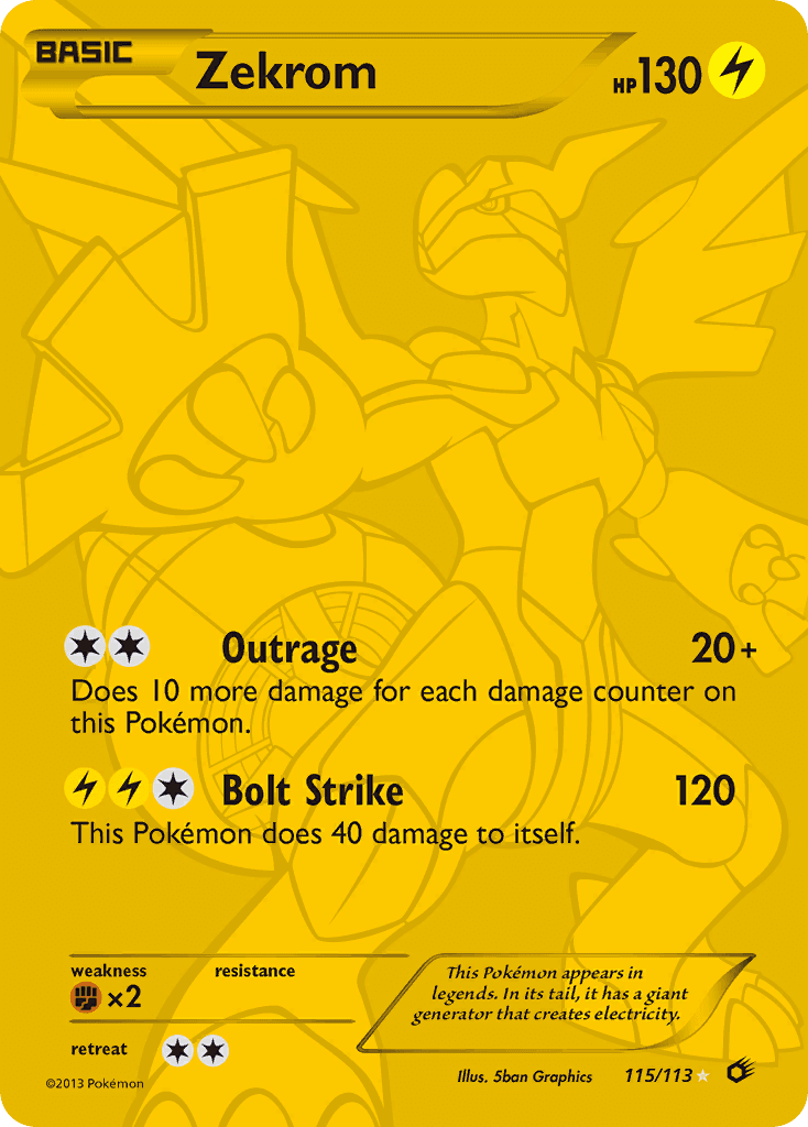 Zekrom (Legendary Treasures) #115