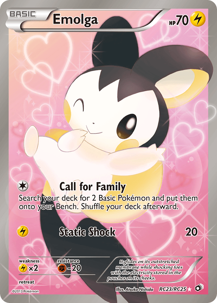 Emolga (Legendary Treasures) #RC23