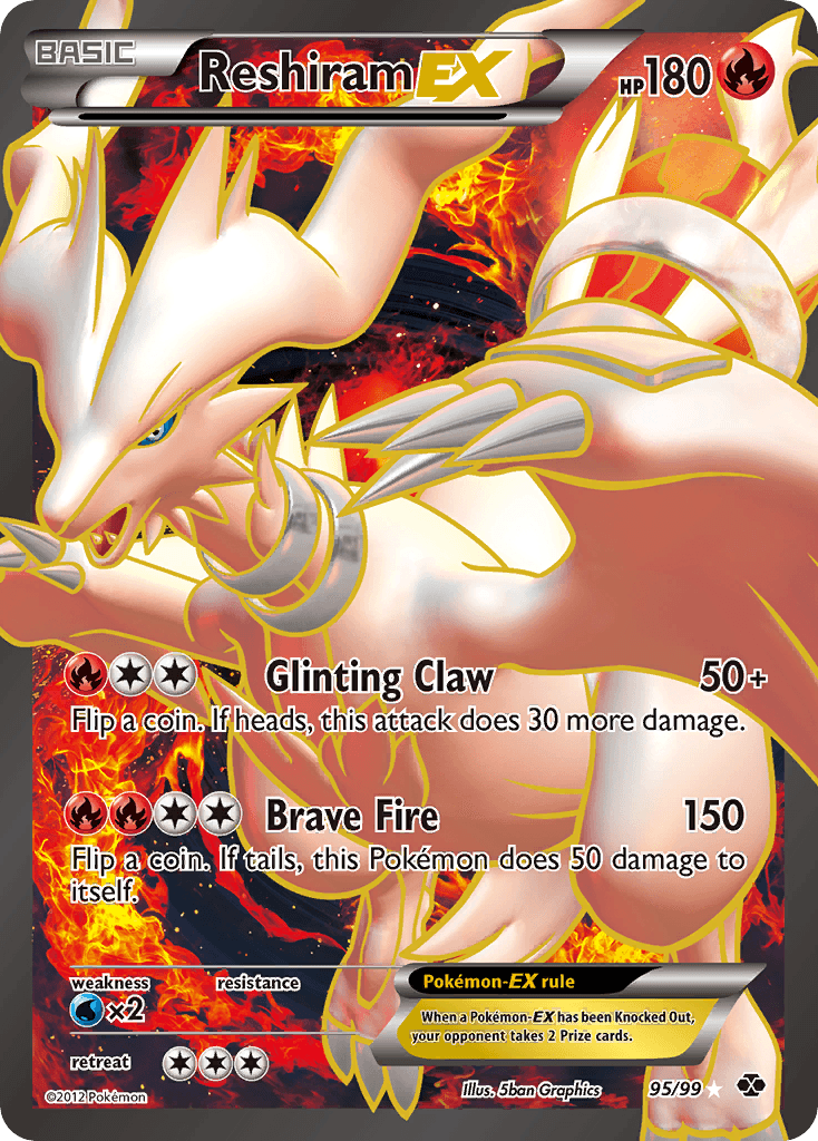 Reshiram-EX (Next Destinies) #95