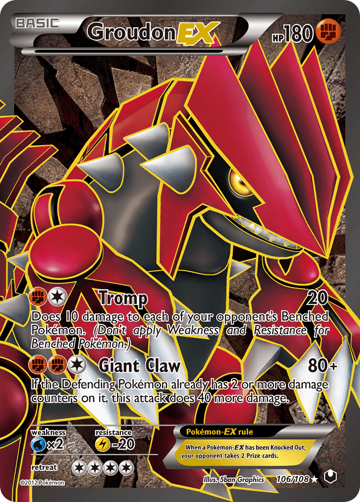 Groudon-EX (Dark Explorers) #106