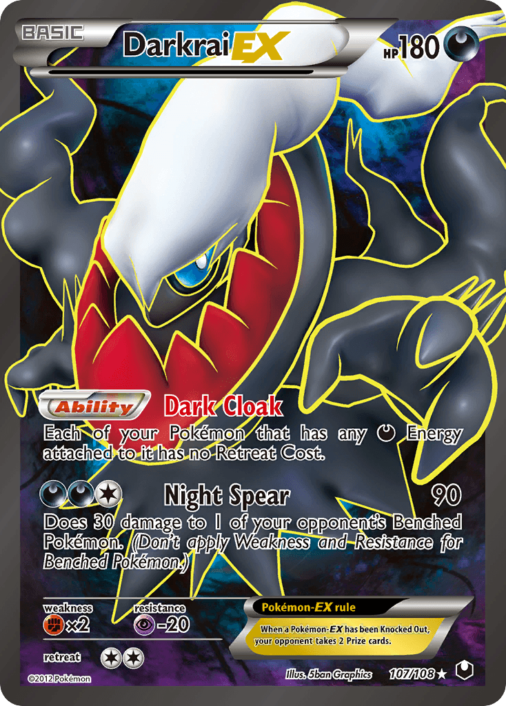 Darkrai-EX (Dark Explorers) #107