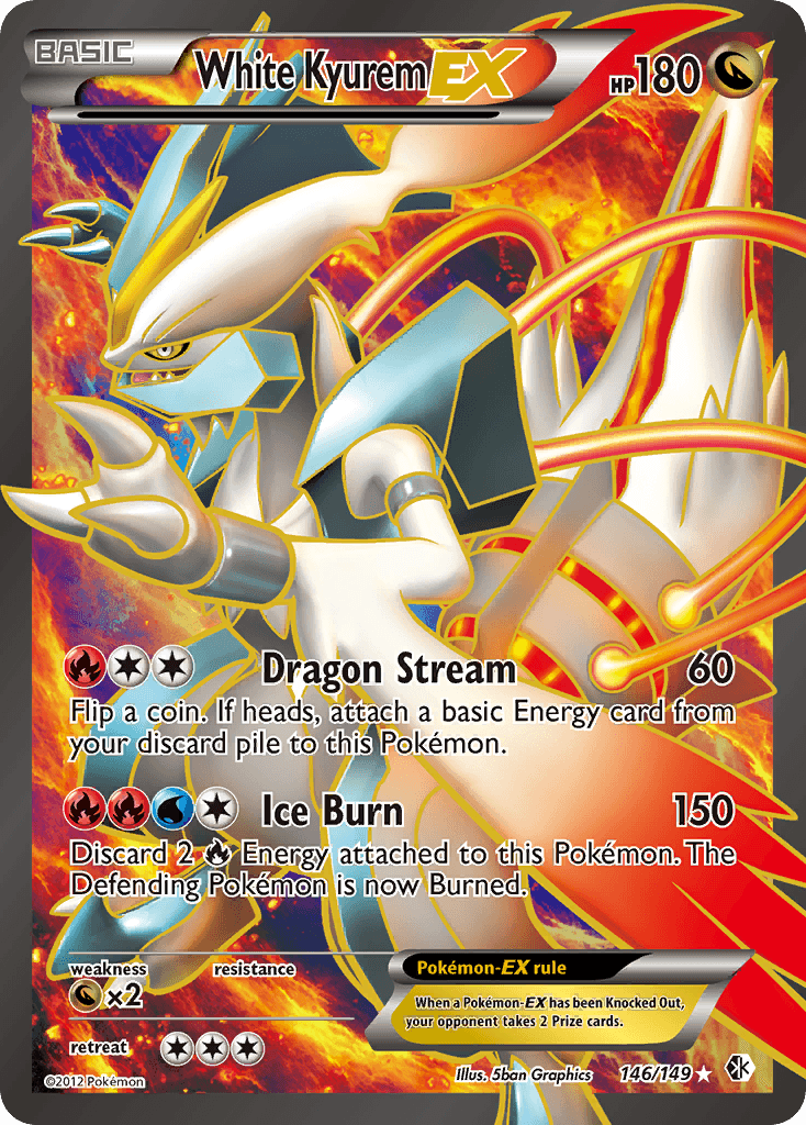 White Kyurem-EX (Boundaries Crossed) #146