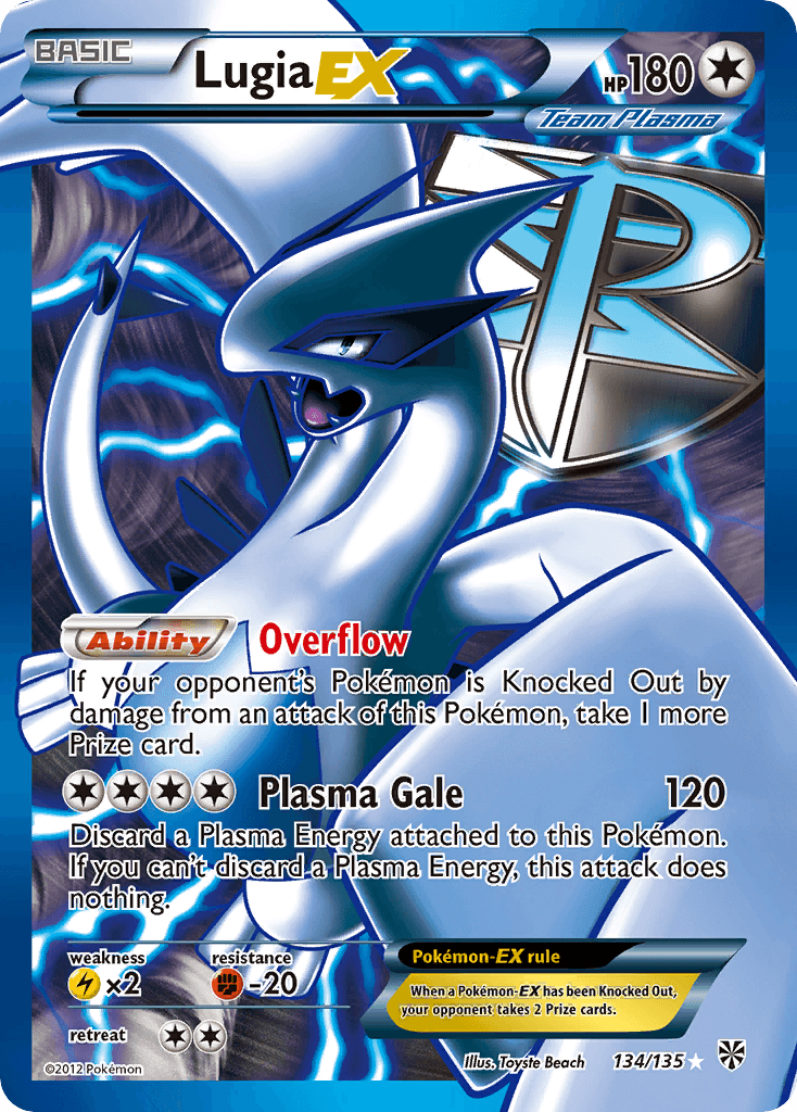 Lugia-EX (Plasma Storm) #134