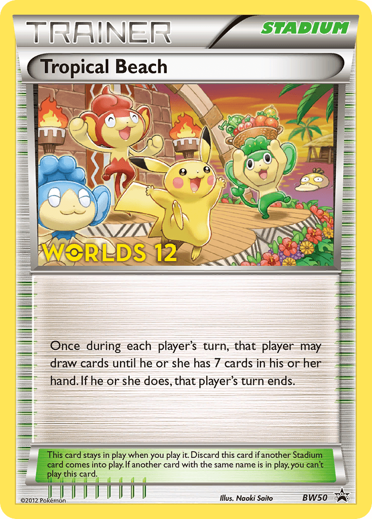 Tropical Beach (BW Black Star Promos) #BW50