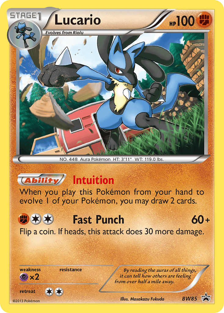 Lucario (BW Black Star Promos) #BW85