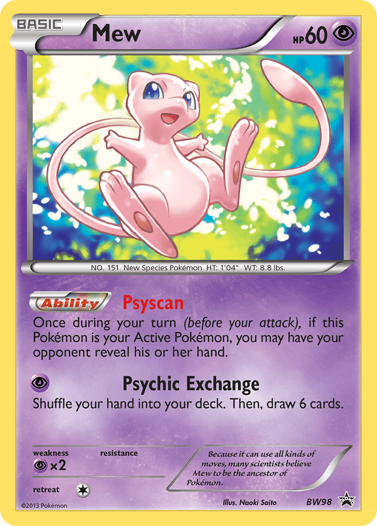Mew (BW Black Star Promos) #BW98