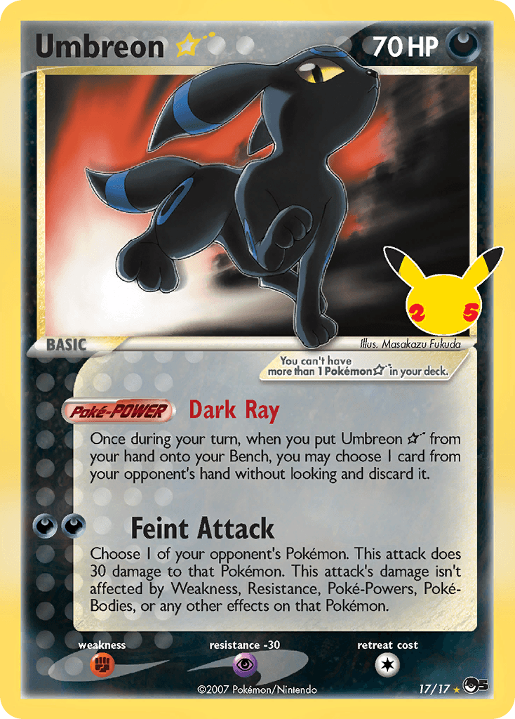 Umbreon ★ (Celebrations: Classic Collection) #17_A