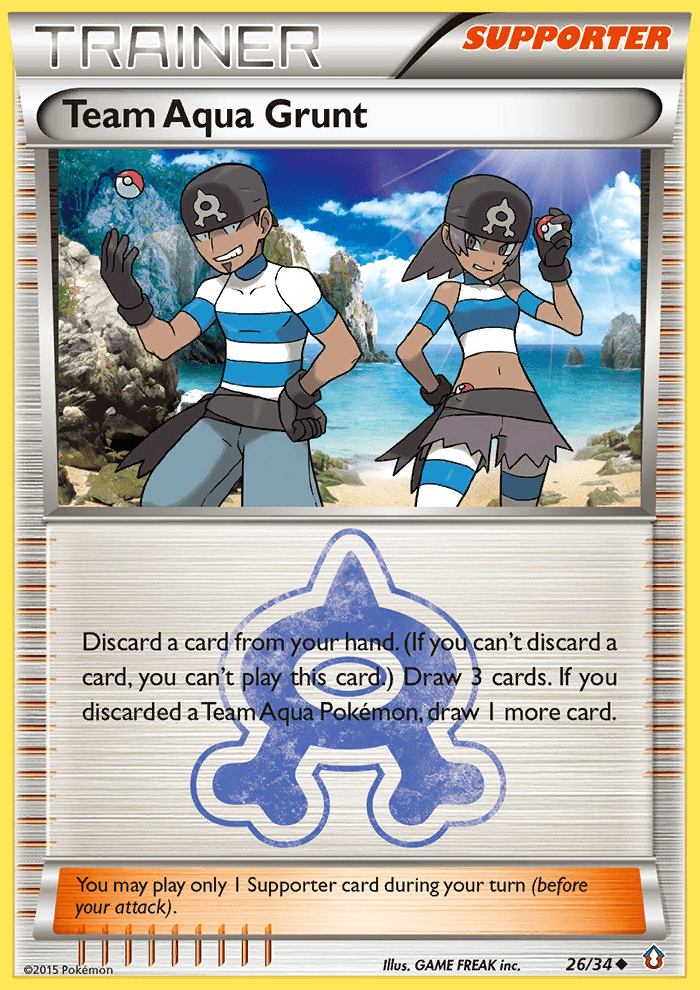 Team Aqua Grunt (Double Crisis) #26