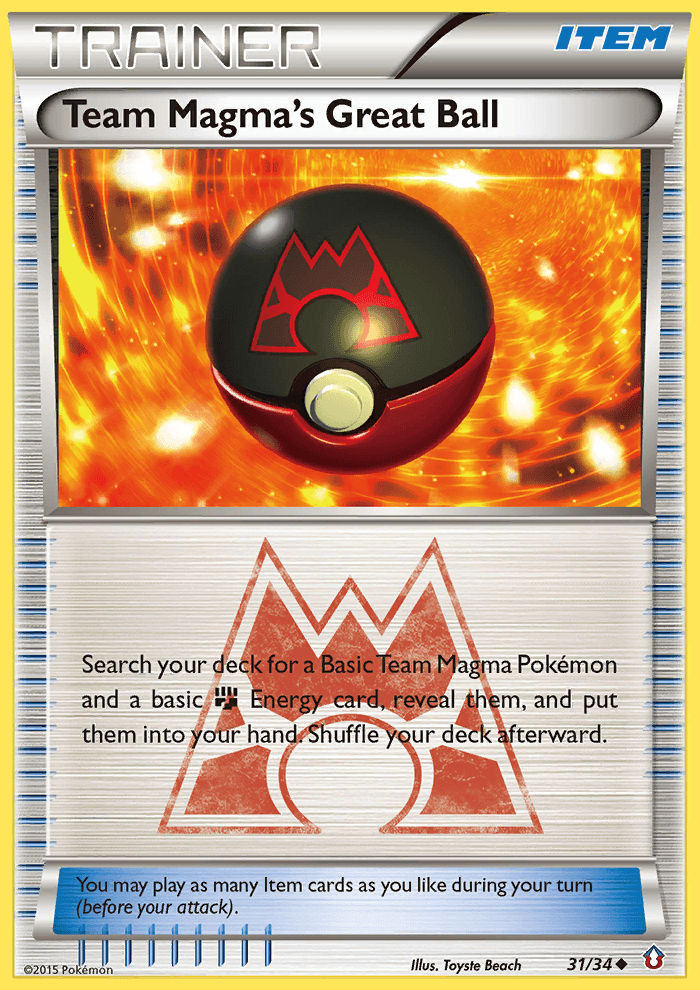Team Magma's Great Ball (Double Crisis) #31