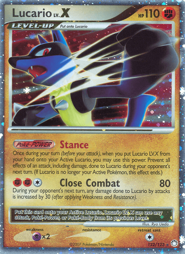 Lucario LV.X (Mysterious Treasures) #122