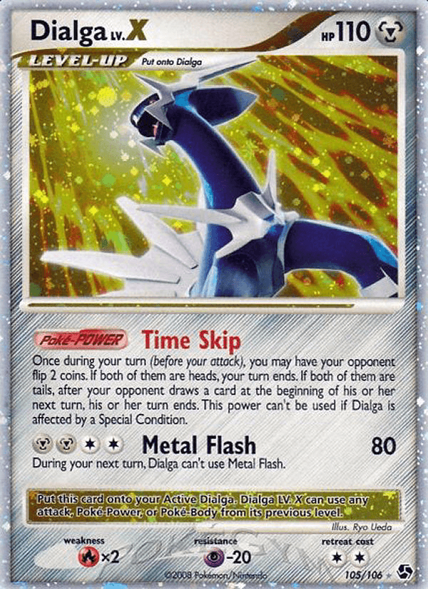 Dialga LV.X (Great Encounters) #105