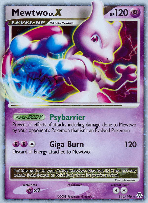 Mewtwo LV.X (Legends Awakened) #144