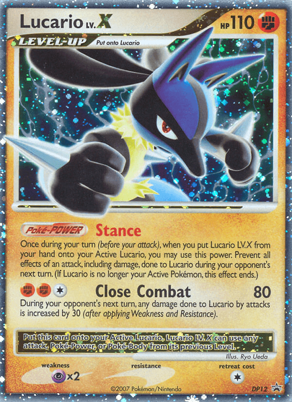 Lucario LV.X (DP Black Star Promos) #DP12