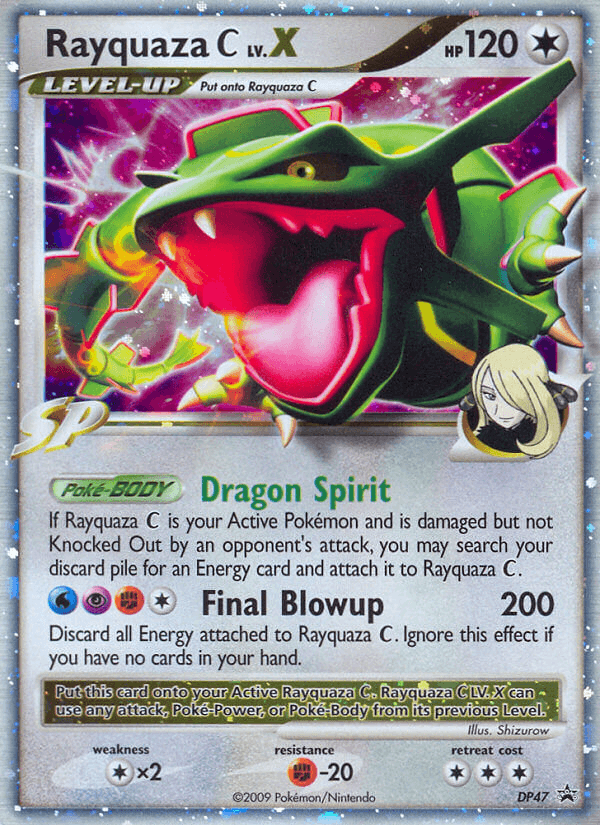Rayquaza C LV.X (DP Black Star Promos) #DP47