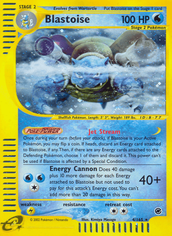 Blastoise (Expedition Base Set) #4