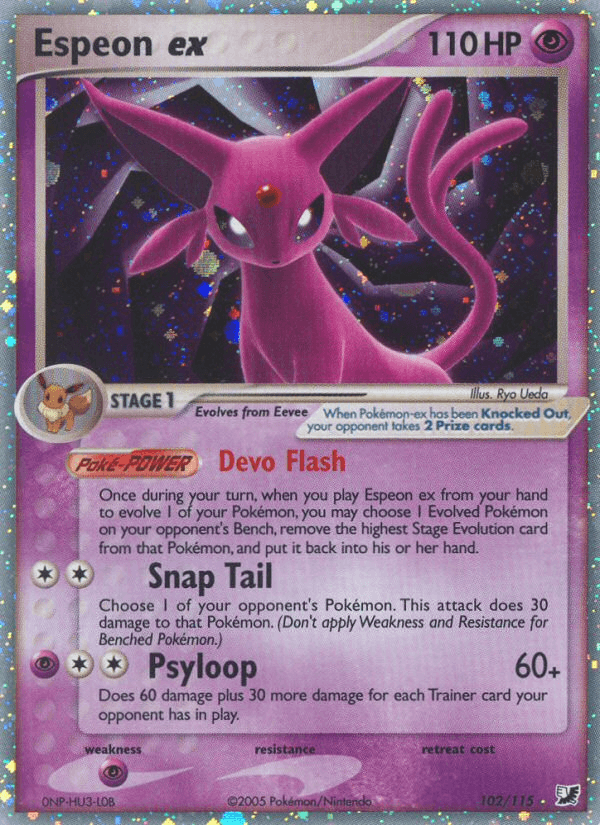 Espeon ex (Unseen Forces) #102