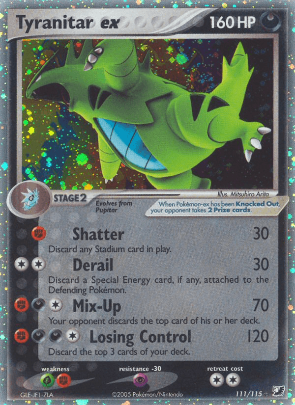Tyranitar ex (Unseen Forces) #111