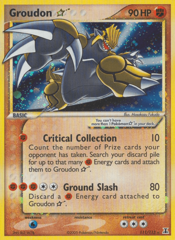 Groudon ★ (Delta Species) #111