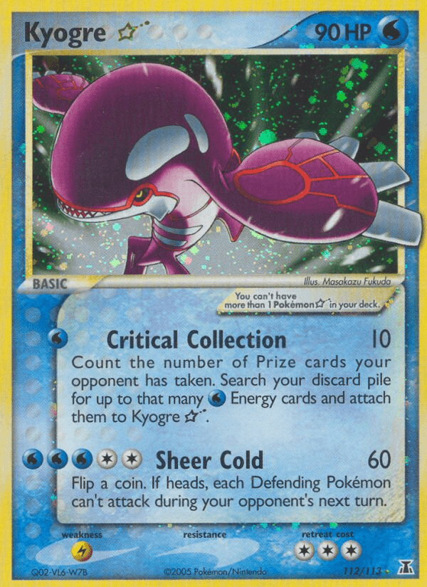 Kyogre ★ (Delta Species) #112