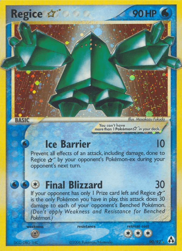 Regice ★ (Legend Maker) #90 card art