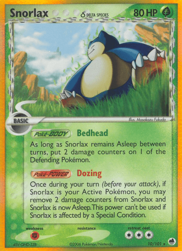 Snorlax δ (Dragon Frontiers) #10