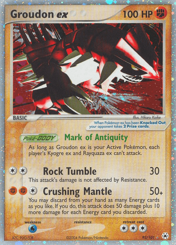Groudon ex (Hidden Legends) #93