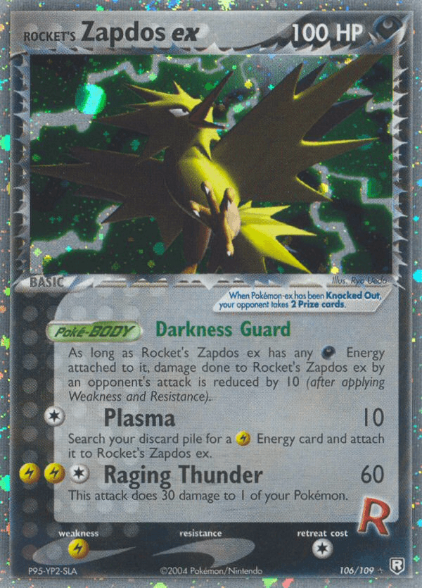 Rocket's Zapdos ex (Team Rocket Returns) #106 card art