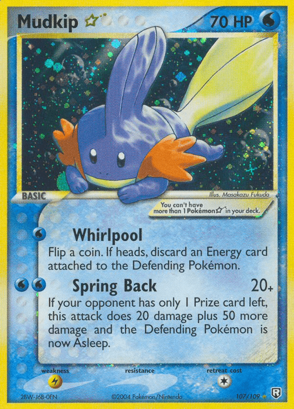 Mudkip ★ (Team Rocket Returns) #107 card art