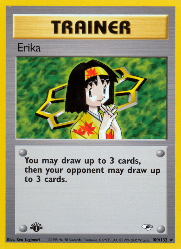 Erika (Gym Heroes) #100 card art