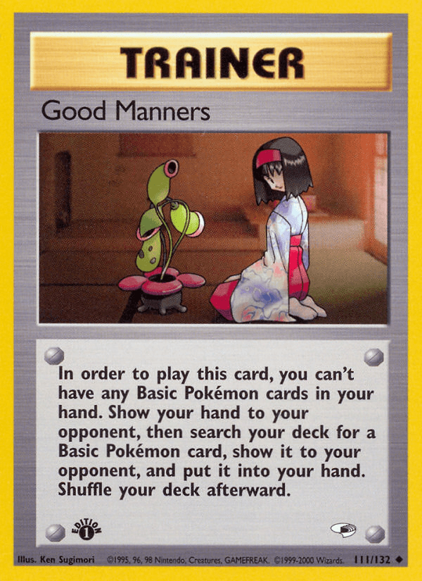 Good Manners (Gym Heroes) #111 card art