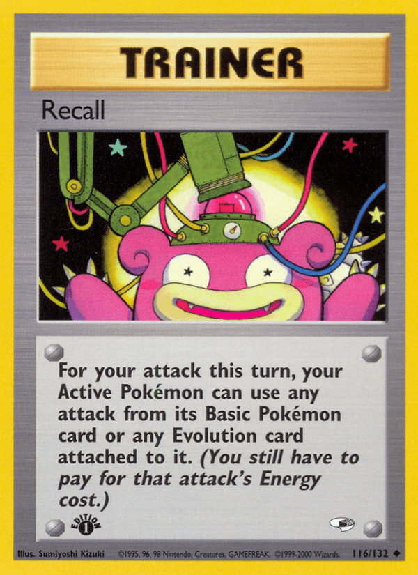 Recall (Gym Heroes) #116 card art