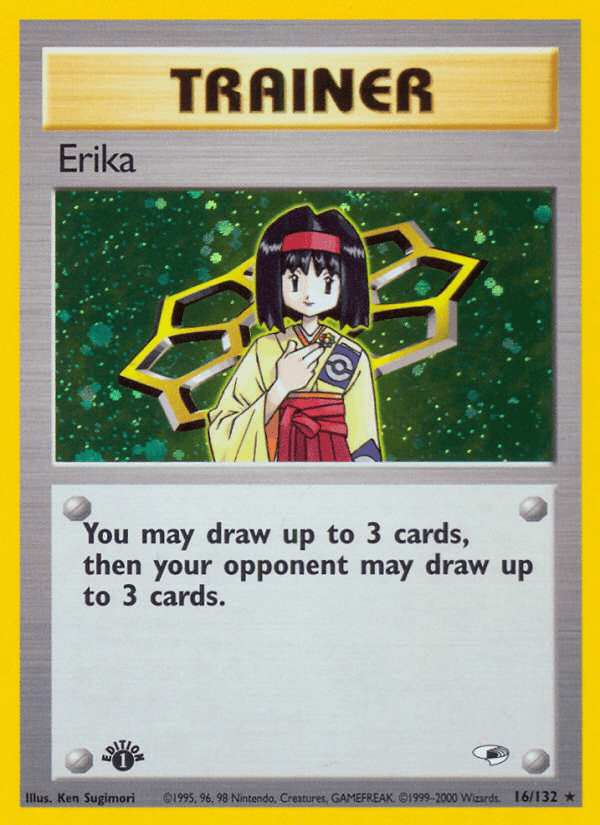 Erika (Gym Heroes) #16 card art