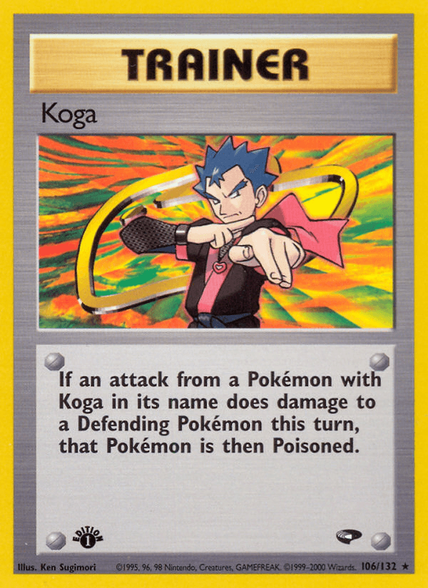 Koga (Gym Challenge) #106 card art