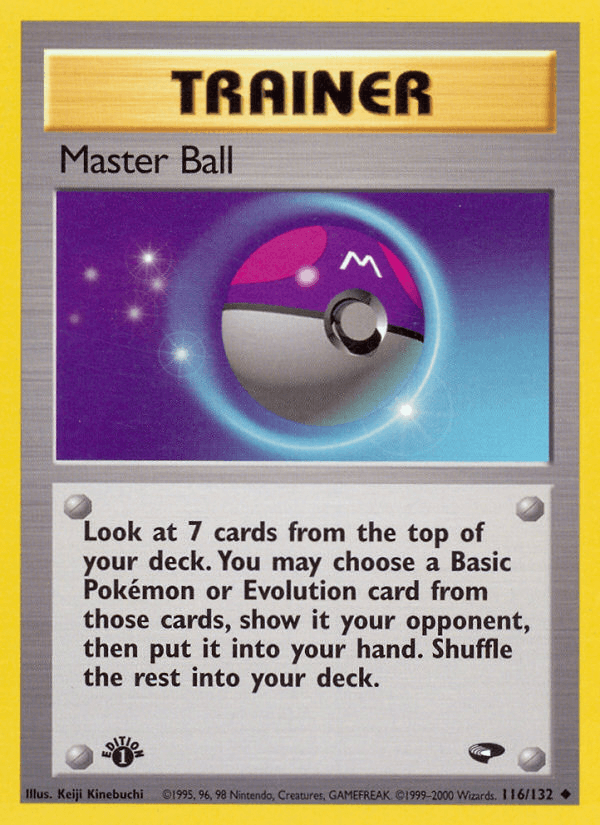 Master Ball (Gym Challenge) #116 card art