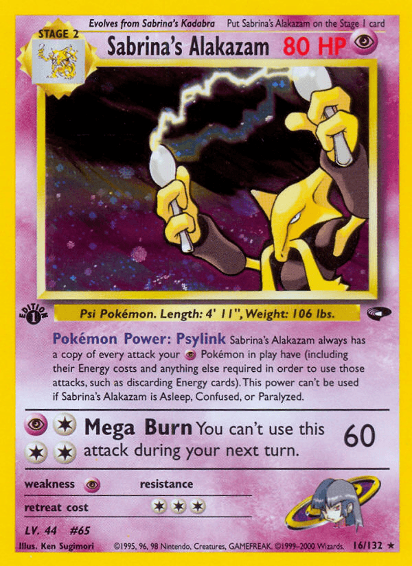 Sabrina's Alakazam (Gym Challenge) #16