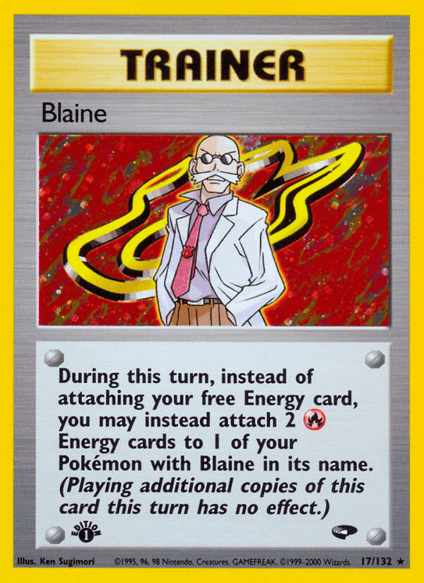 Blaine (Gym Challenge) #17 card art