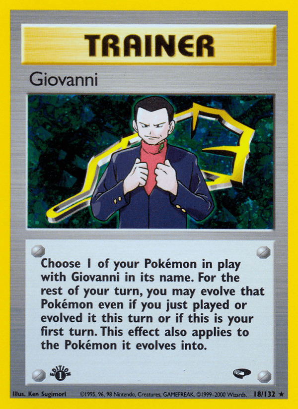 Giovanni (Gym Challenge) #18 card art
