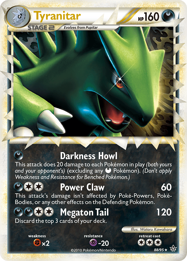 Tyranitar (HS—Unleashed) #88
