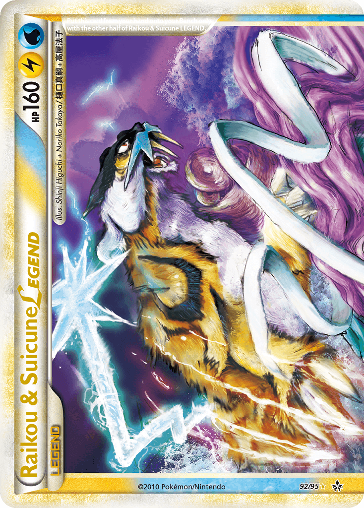 Raikou & Suicune LEGEND (HS—Unleashed) #92
