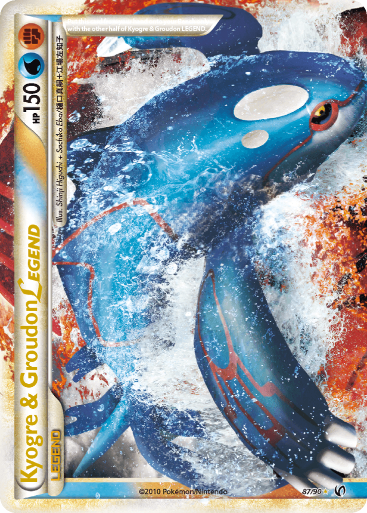 Kyogre & Groudon LEGEND (HS—Undaunted) #87