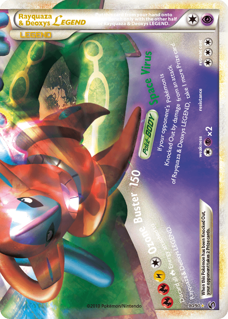Rayquaza & Deoxys LEGEND (HS—Undaunted) #90