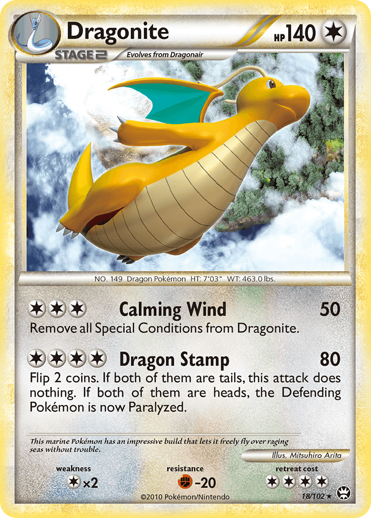 Dragonite (HS—Triumphant) #18