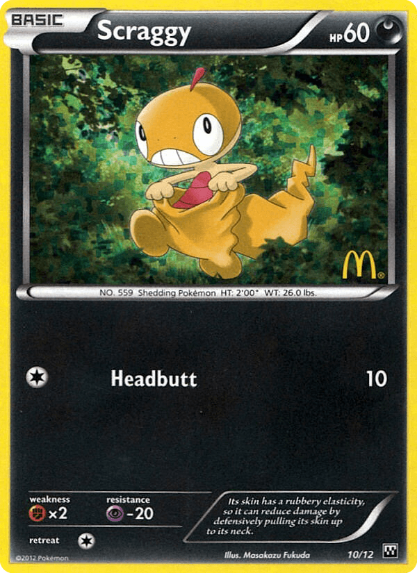 Scraggy (McDonald's Collection 2012) #10