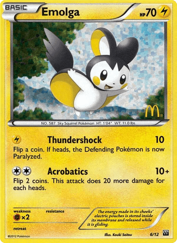 Emolga (McDonald's Collection 2012) #6