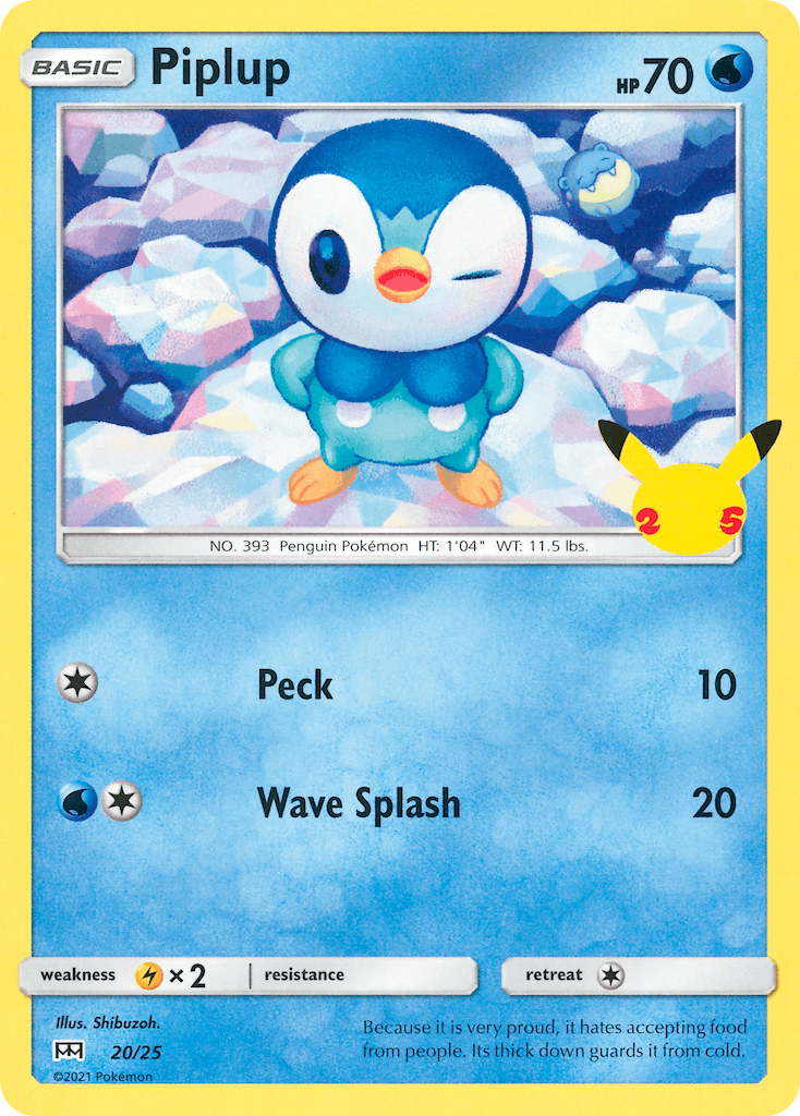 Piplup (McDonald's Collection 2021) #20