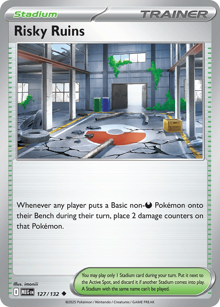 Risky Ruins (Mega Evolution) #127 card art