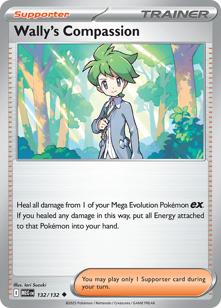 Wally's Compassion (Mega Evolution) #132 card art
