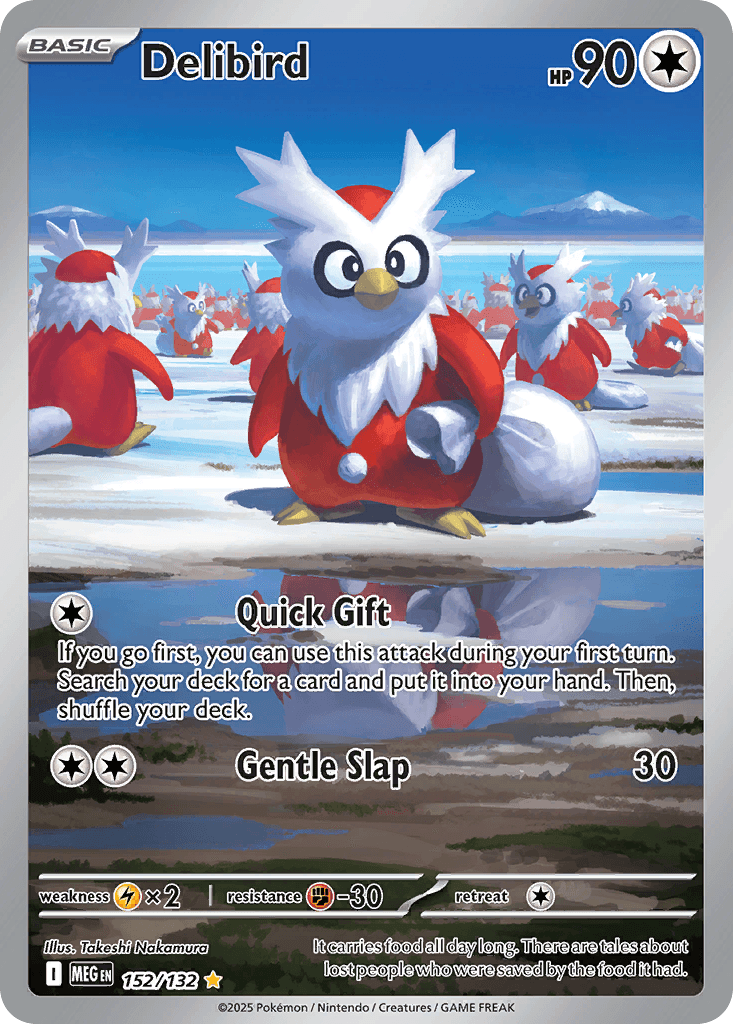 Delibird (Mega Evolution) #152 card art