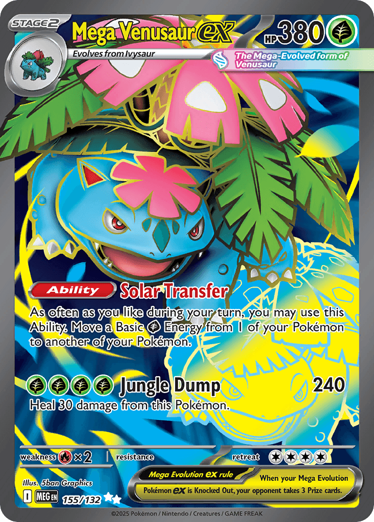 Mega Venusaur ex (Mega Evolution) #155